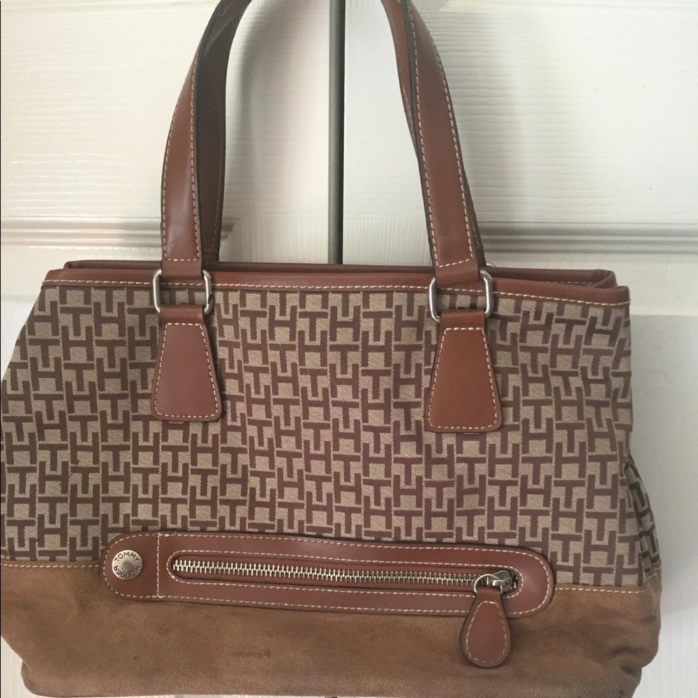 Tommy Hilfiger small suede brown